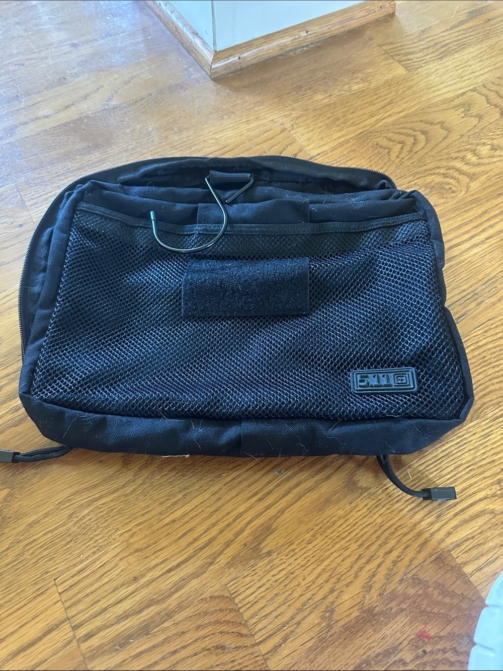 5.11 Tactical Black Mesh Front Toiletry Organizer Pouch